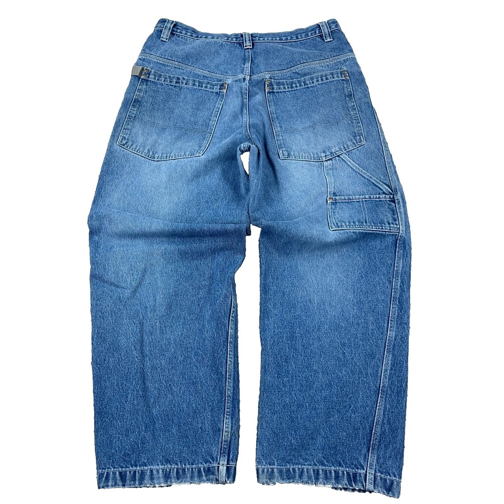 Vintage No Boundaries Jeans Men 34x29 Carpenter Baggy Y2K Skate Grunge Wide Leg*